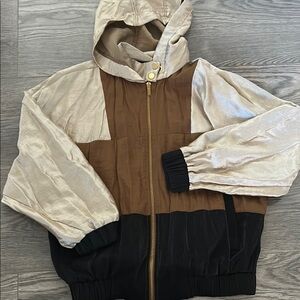 Women’s Colorblock Jacket with Hood